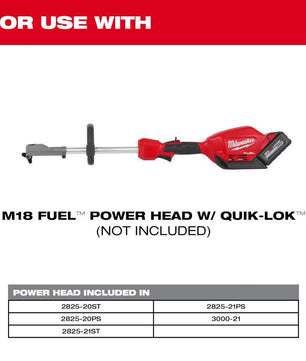 Milwaukee 49-16-2721 M18 FUEL™ QUIK-LOK™ 3' Attachment Extension - McCally Tool and Supply | Industrial Distributor & Repair