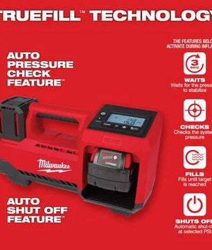 Milwaukee 2848-20 M18™ 18V Cordless Tire Inflator