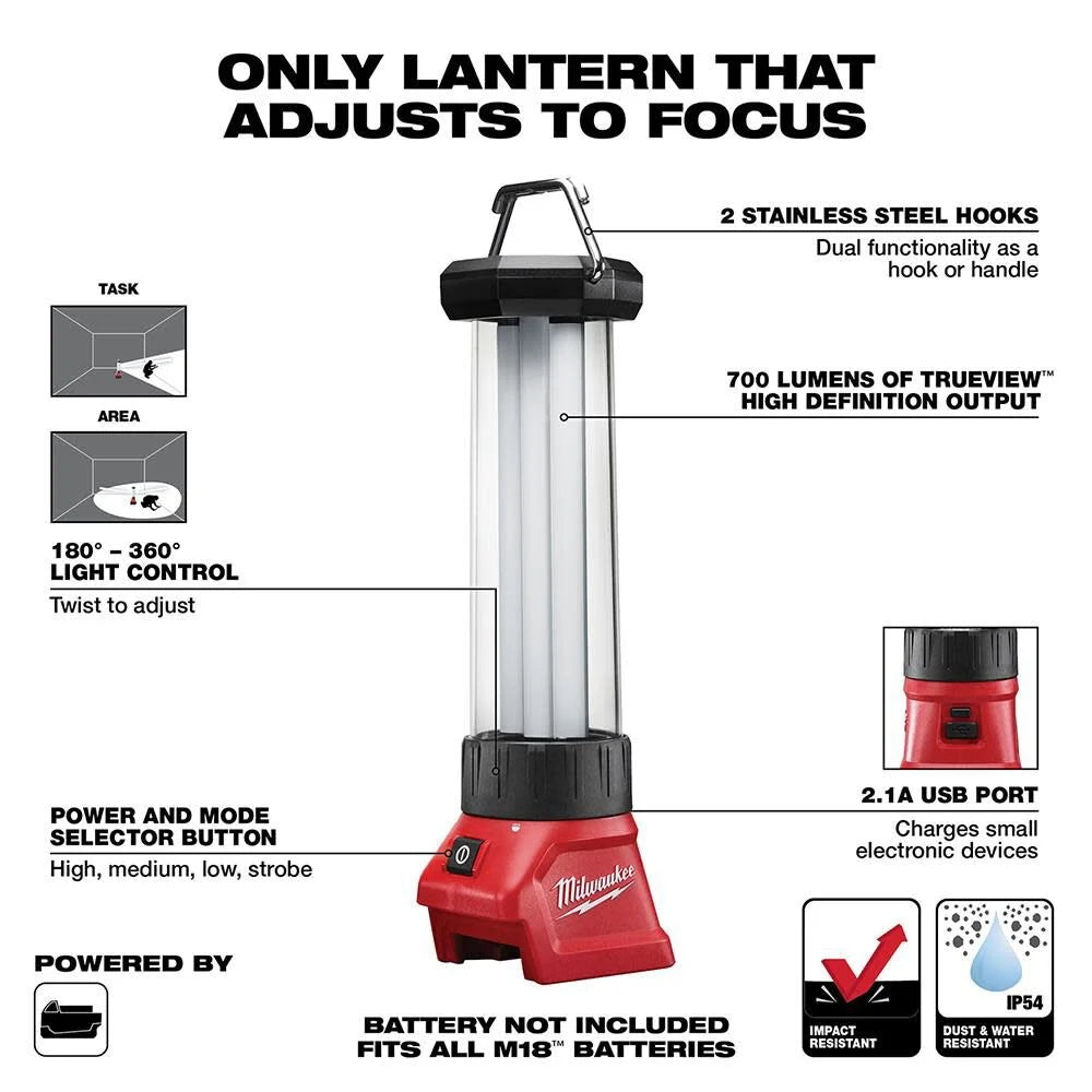 Milwaukee 2363-20 M18™ Trouble Light w/ USB Charging - McCally Tool and Supply | Industrial Distributor & Repair