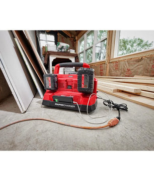 Milwaukee 48-59-1809 M18™ PACKOUT™ Six Bay Rapid Charger - McCally Tool and Supply | Industrial Distributor & Repair