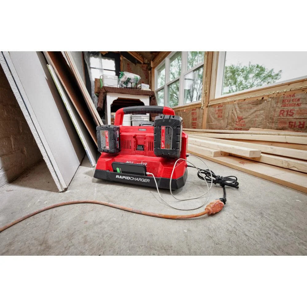Milwaukee 48-59-1809 M18™ PACKOUT™ Six Bay Rapid Charger - McCally Tool and Supply | Industrial Distributor & Repair