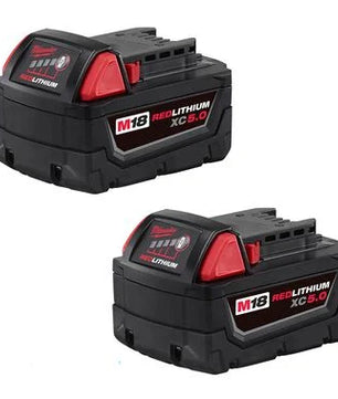 Milwaukee 48-11-1852 M18™ REDLITHIUM™ XC5.0 Extended Capacity Battery Two Pack