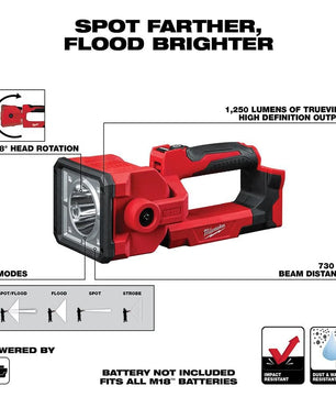 Milwaukee 2354-20 M18™ Search Light - McCally Tool and Supply | Industrial Distributor & Repair