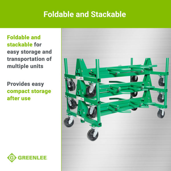 Greenlee 668 Mobile Conduit and Pipe Rack