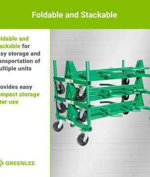 Greenlee 668 Mobile Conduit and Pipe Rack - McCally Tool and Supply | Industrial Distributor & Repair