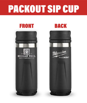 Milwaukee 48-22-8395B PACKOUT Black 18 Oz. Insulated Bottle with Sip Lid (Limited Edition)