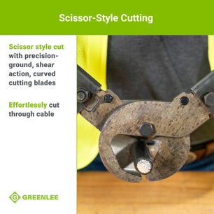 Greenlee 706 Heavy-Duty Cable Cutter, 31-1/2