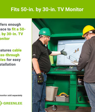 Greenlee 7060-CFO Compact Field Office with Casters - McCally Tool and Supply | Industrial Distributor & Repair