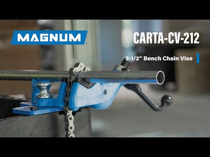 Magnum Tool CARTA-CV-212 2.5 Inch Bench Chain Vise and Mount for Service Carts