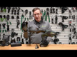 Greenlee EK1550SLX12 EK1550 SLX 15 Ton Crimper, 4.0Ah Battery, 12V Charger