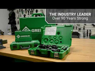 Greenlee 7306SB 11-Ton Hydraulic Knockout Kit with Hand Pump and Slug-Buster 1/2