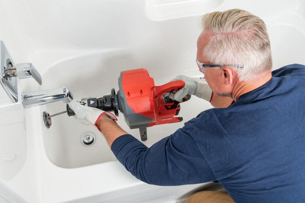 RIDGID 78053 K-46 Cordless SinkSnake with 18V 2.5Ah Battery and Charger - McCally Tool and Supply | Industrial Distributor & Repair