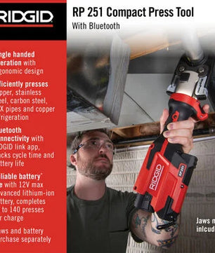 RIDGID 78188 RP 251 Press Tool (Bare Tool) - McCally Tool and Supply | Industrial Distributor & Repair