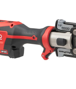 RIDGID 78148 RP 251 Press Tool Battery Kit with ProPress Jaws (1/2 in., 3/4 in., 1 in., 1 1/4 in.) - McCally Tool and Supply | Industrial Distributor & Repair