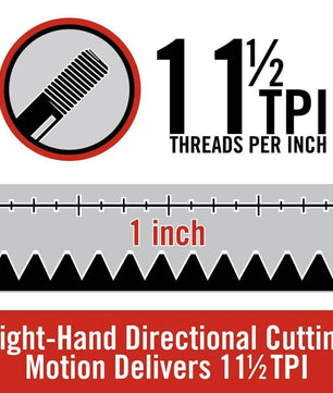 RIDGID 47770 1"-2"-11-1/2 NPT High-Speed RH Universal Pipe Dies (4pk) - McCally Tool and Supply | Industrial Distributor & Repair