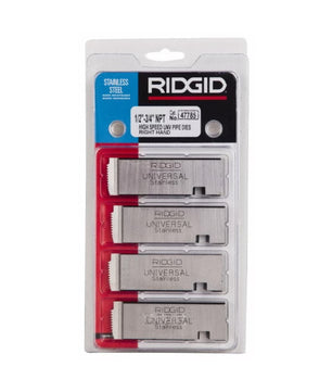RIDGID 47785 Pipe Dies for use in Universal Die Heads - McCally Tool and Supply | Industrial Distributor & Repair