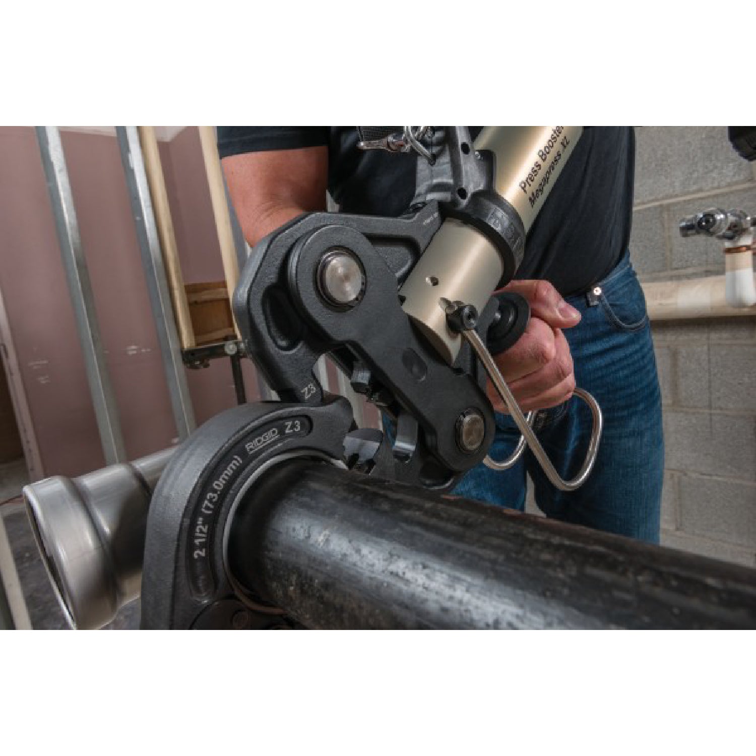 RIDGID 60638 MegaPress Kit with Press Booster