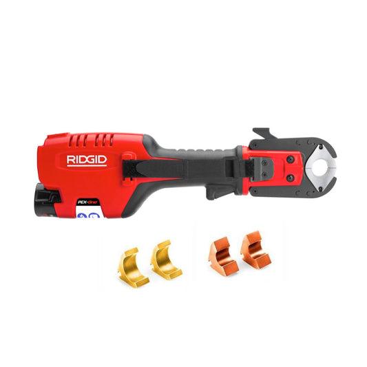 RIDGID 56638 PEX-One Crimper Press Tool Battery Powered w/ 56573 and 56583 Dies