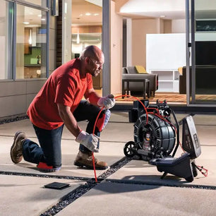 RIDGID 63663 SeeSnake rM200B, 165', 25mm Self-Leveling Camera with TruSense, D2B Drum - McCally Tool and Supply | Industrial Distributor & Repair