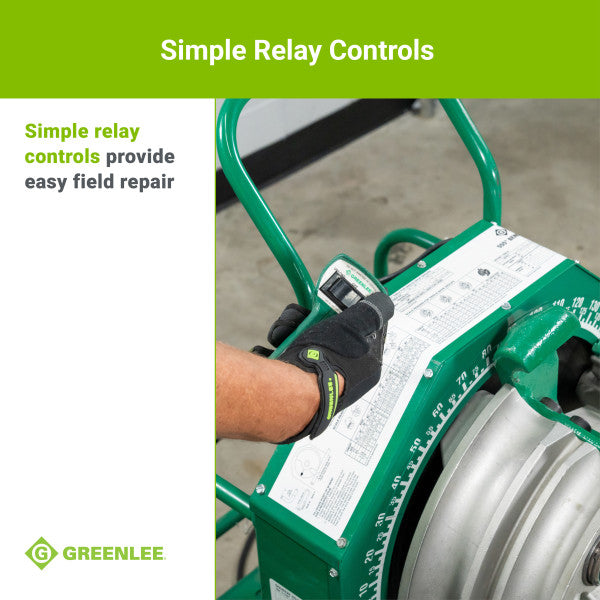 Greenlee 555RSC Classic Electric Bender w/ Single Rigid Shoes 1/2