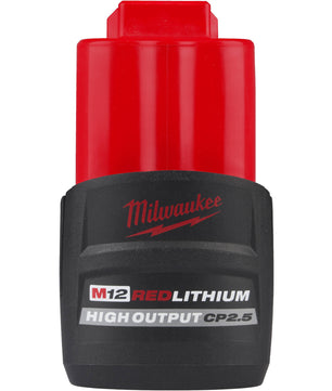 Milwaukee 48-11-2425 M12 REDLITHIUM High OUTPUT CP2.5 Battery Pack - McCally Tool and Supply | Industrial Distributor & Repair