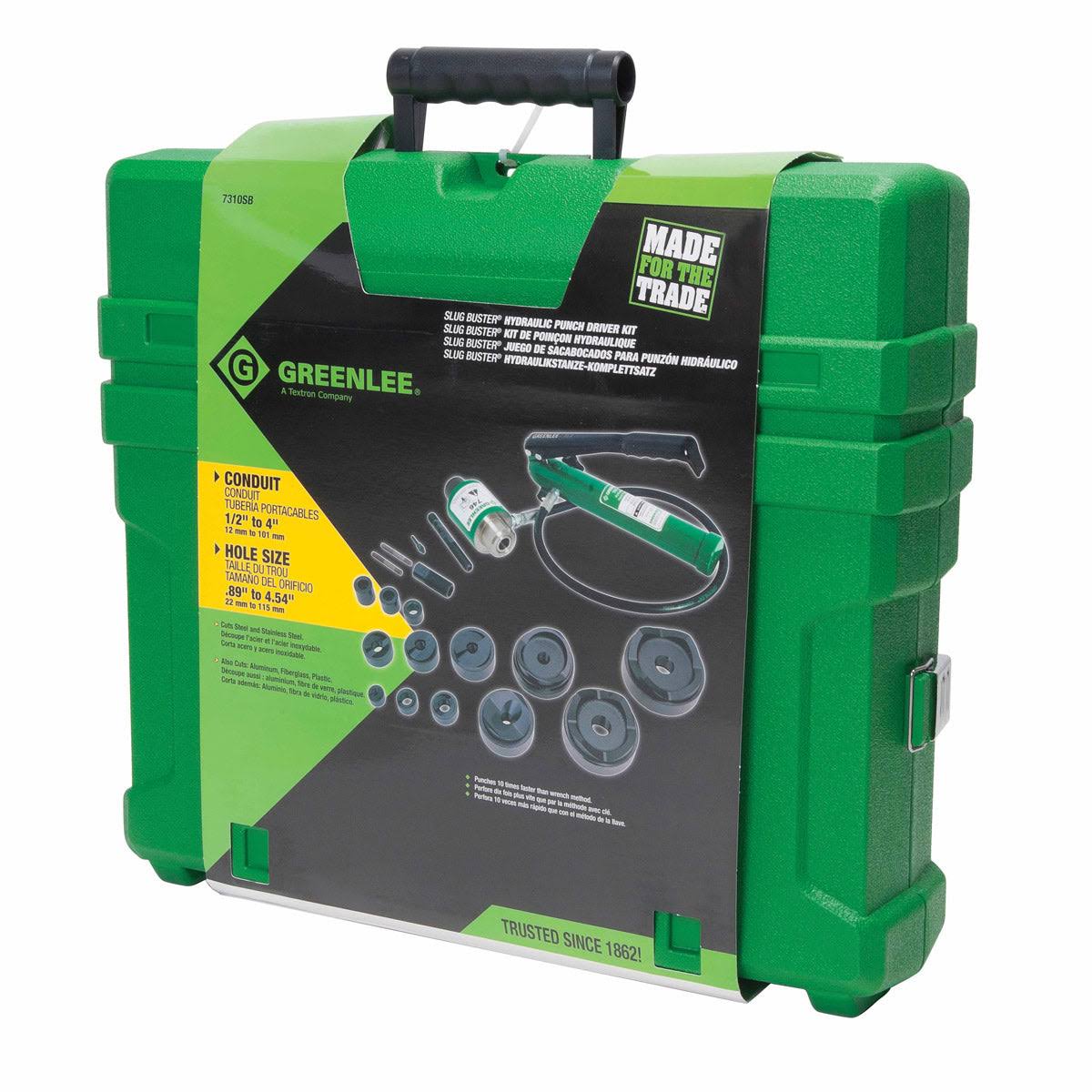 Greenlee 7310SB Hydraulic Knockout Kit - McCally Tool and Supply | Industrial Distributor & Repair
