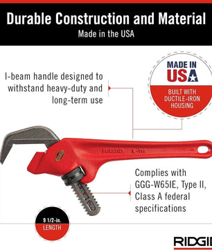 Ridgid 31305 Model E110 9 1/2