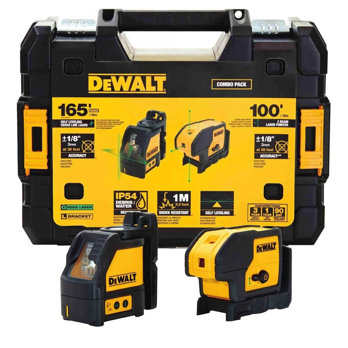 DeWALT DW0883CG Green Line Spot Laser Combo Kit - McCally Tool and Supply | Industrial Distributor & Repair