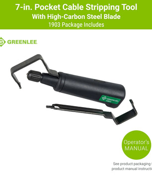 Greenlee 1903 Cable Stripper - McCally Tool and Supply | Industrial Distributor & Repair