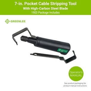 Greenlee 1903 Cable Stripper - McCally Tool and Supply | Industrial Distributor & Repair