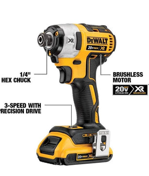 DeWALT DCF887B 20V MAX XR 1/4