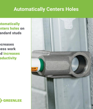 Greenlee 710 Metal Stud Punch - McCally Tool and Supply | Industrial Distributor & Repair