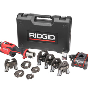 RIDGID 78208 RP 251 Press Tool Battery Kit with ProPress Rings & Jaws and C1 Actuator