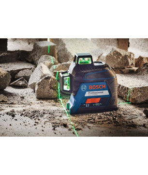 Bosch GLL3-300G 200 ft. Green 360-Degree Laser Level Self Leveling with Visimax Technology