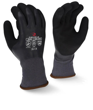 Radians RWG28 Cut Protection Level A2 Dipped Waterproof Winter Gripper Glove, XL