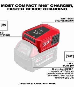 Milwaukee 2847-20 M18 Top Off Charger and Power Supply