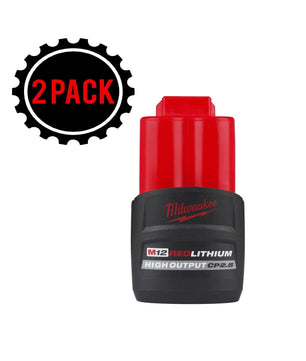 Milwaukee 48-11-2425 M12 REDLITHIUM High OUTPUT CP2.5 Battery Pack - McCally Tool and Supply | Industrial Distributor & Repair