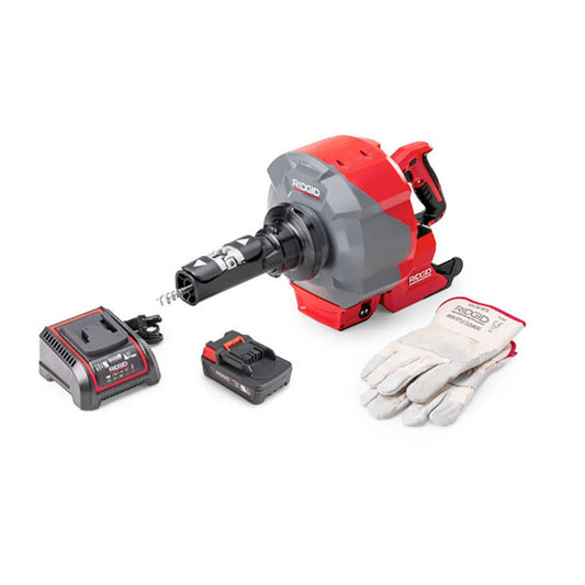 RIDGID 78053 K-46 Cordless SinkSnake with 18V 2.5Ah Battery and Charger - McCally Tool and Supply | Industrial Distributor & Repair