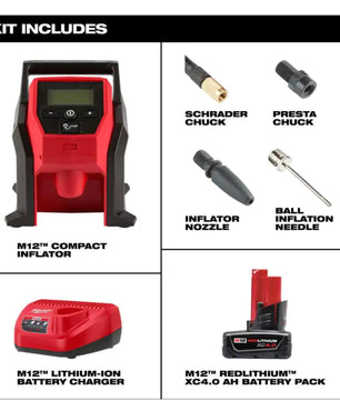 Milwaukee M12™ Compact Inflator 2475-20