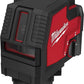 Milwaukee USB Rechargeable Green Cross Line Laser 3521-21