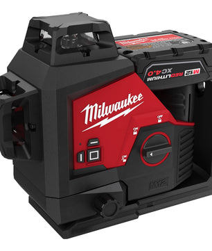 Milwaukee 3632-21 M12™ Green 360° 3-Plane Laser Kit - McCally Tool and Supply | Industrial Distributor & Repair