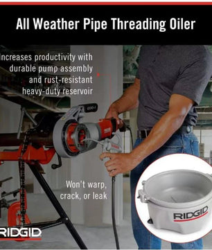 RIDGID 10883 Oiler with 1 Gallon Nu-Clear Thread Cutting Oil - McCally Tool and Supply | Industrial Distributor & Repair