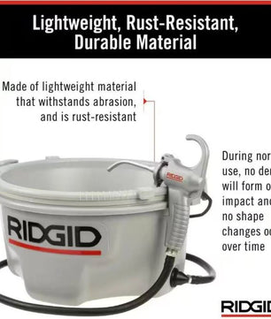 RIDGID 10883 Oiler with 1 Gallon Nu-Clear Thread Cutting Oil - McCally Tool and Supply | Industrial Distributor & Repair