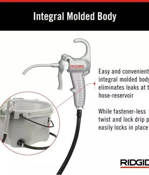 RIDGID 10883 Oiler with 1 Gallon Nu-Clear Thread Cutting Oil - McCally Tool and Supply | Industrial Distributor & Repair