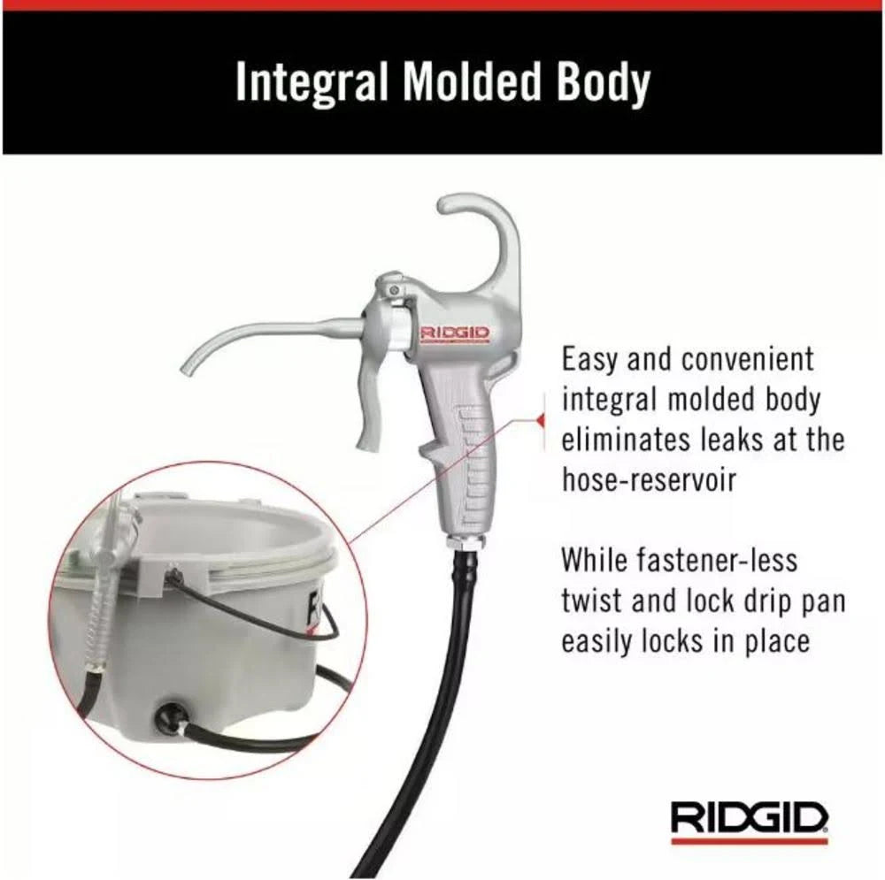 10883 RIDGID 10883 Oiler with 1 Gallon Nu-Clear Thread Cutting Oil