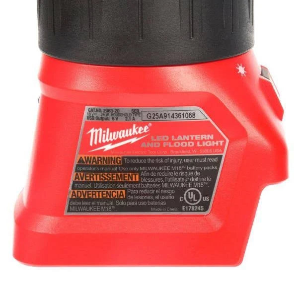 Milwaukee 2363-20 M18™ Trouble Light w/ USB Charging - McCally Tool and Supply | Industrial Distributor & Repair