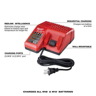 Milwaukee 48-59-1812 M18™ & M12™ Multi-Voltage Charger - McCally Tool and Supply | Industrial Distributor & Repair