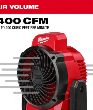 Milwaukee 0820-20 M12™ Mounting Fan - McCally Tool and Supply | Industrial Distributor & Repair