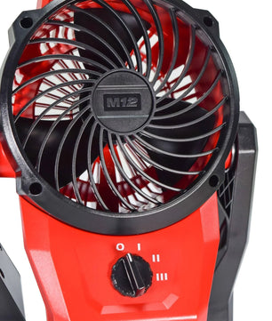 Milwaukee 0820-20 M12™ Mounting Fan - McCally Tool and Supply | Industrial Distributor & Repair