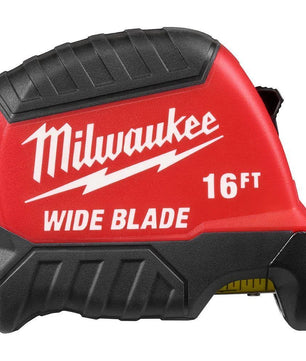 Milwaukee 48-22-1216 16ft Wide Blade Tape Measure - McCally Tool and Supply | Industrial Distributor & Repair